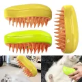 Cat Steam Brush Steamy Dog Brush Electric Cat Grooming Brush 3 In1 Dog Steamer Brush 3 In 1 Floating Hair Brush for Tangled. 