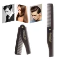 Portable Foldable Pocket Combs Oil Head Plastic Beard Combs Hair Styling Tool Combs For Man Women Folding Comb Barber Hair Tool. 