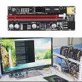 PCIE Riser 1X to 16X Graphics Extension Powered Riser Adapter Card with USB 3.0 Cable & 6 PIN Power Cable for GPU Mining. 