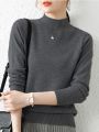 Autumn Winter Bottom Sweaters Women Fashion Chic Turtleneck Pullover Slim Long Sleeve Knitted Jumpers Soft Warm Pull Femme Top.
