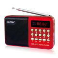 L-62 Mini Radio 4.5W Single Band Plug-in FM Radio MP3 Music Player for the Elderly.