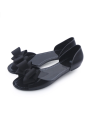 Women Fahsion Light Weight Anti Skid Beach Peep Toe Flat Shoes Lady Casual Jelly Bow Ite Flats Zapatos De Mujer Cute Shoes A152. 