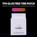Bike TPU Inner Tube Tire Patch Patchkit Tools Repair Kit 8pcs Road MTB Folding Bicycle Glue Free Material Air Sticker. 