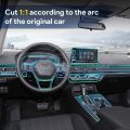 Car Interior TPU Protector Anti-scratch Film For Honda Civic 2022-2025 Auto Protective Transparent Anti-tear Sticker Accessories.