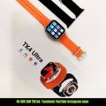 TK4 Ultra 4G (Android+Sim) Dual Strap Smartwatch (1GB, 16GB). 