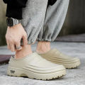 Waterproof Cotton Chef Shoes For Men Anti-Slip Work Footwear Warm Comfortable Kitchen Specialized Shoes With EVA Outsole.