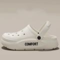 Women's Men's Slippers Summer Anti-Slip Couple Hollow Covered Toe Indoor Outdoor Casual Thick Bottom Sandals for Home Adults.