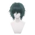 Anime Jujutsu Kaisen Maki Zenin Cosplay Wig Short Green Hair Glasses Shimetsu Kaiyuu Halloween Party.