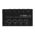 Headphone Amplifier Ultra-Compact Stereo Earphone Amplifier Audio Amplifier 4 Channels for Music 6.35MM Jack with Volume Control. 