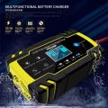 ZYX-J30 Multifunctional Battery Charger 12V-8A 24V-4A Car Motorcycle Car Pulse Repair Charger LCD Display 100-240V AC/50-60Hz. 