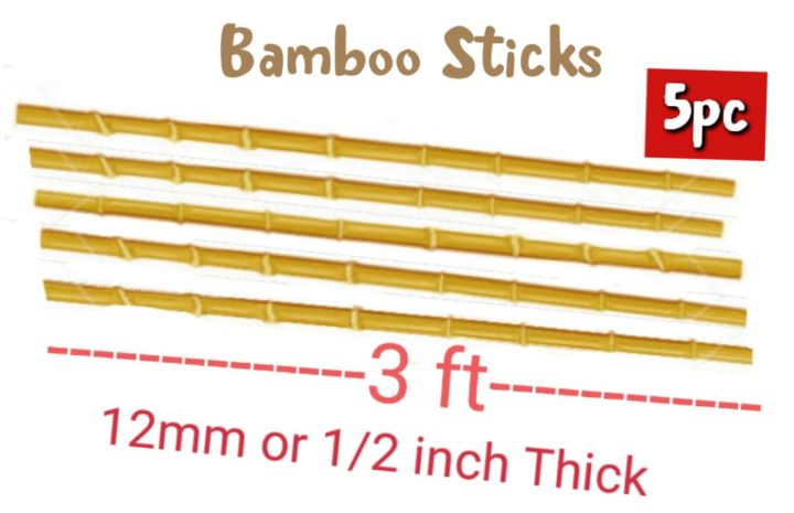 Bamboo sticks 5pieces
