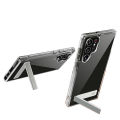Clear Mobile Phone Case with Metal Kickstand for Samsung Galaxy S26 S25 S23 Ultra Plus 22 S24 Slim Stand Cases Back Cover.