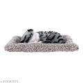 Plush Sleeping Cat Toy with Simulated Meow Sound, Gift Item for Kids, Car Dashboard, and Office Desk Decoration. 
