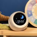 Sun & Moon Rise Kids Alarm Clock | Children's Sleep Trainer with Wake-Up Light & Night Light | Sleep Sound Machine | Teaches Kids Day & Night | Ideal for Better Sleep Routine. 