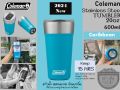 Coleman stainless steel tumbler 20oz/600ml # hot/cold stainless steel tumbler bottle opener on bottom * No box *. 