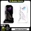 Fantasy GPU Bracket ARGB AURA SYNC Video Card Jack Bracket Vertical Installation For ASUS MSI AORUS Faith Black/White PC MOD. 