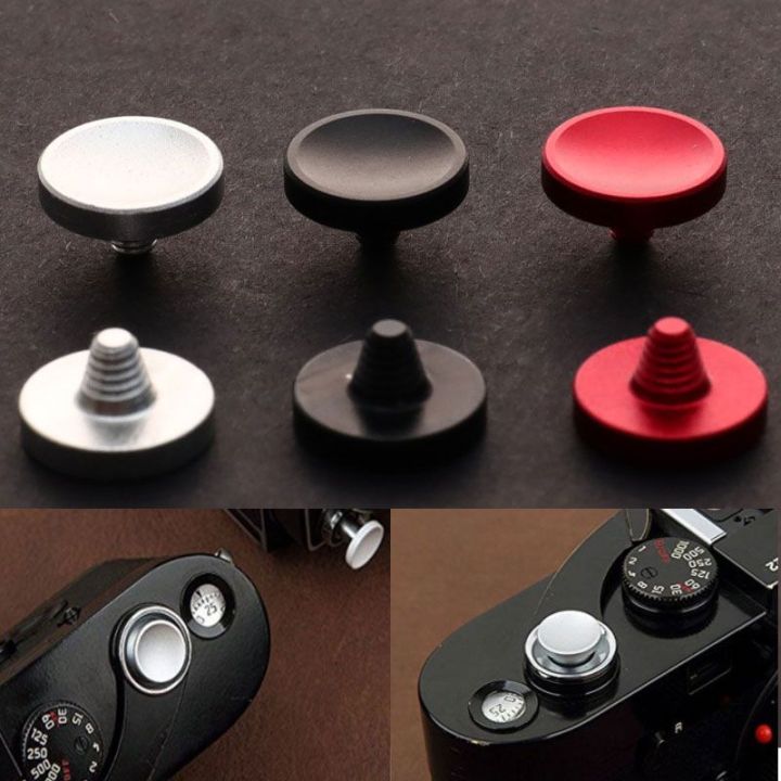 Universal Aluminum Alloy Durable Triggers Metal Soft Shutter Release Button Micro Camera Replacement Parts For X100 X10 XE1