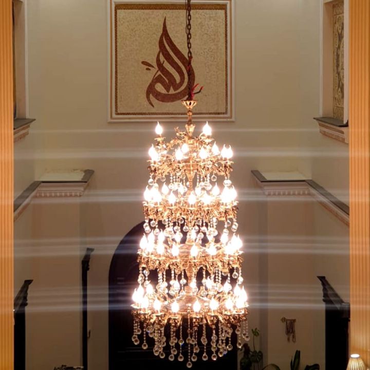 Chandeliers 63 Light Double Height 12 light Chandeliers Dinning Standing lamp E/14 Not Bulbs No enclosed