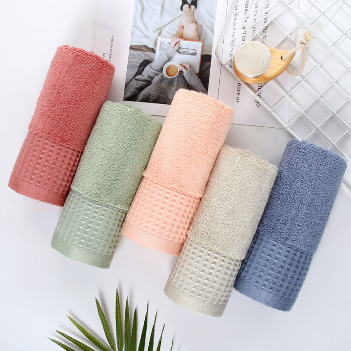 MJM-07 【size 35x75 cm 】 premium grade cotton fabric cotton100 % hair wipes non-large solid color