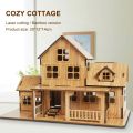3D Wooden Puzzle Model GamesCozy Cottage DIY Handmade Mechanical Wooden House for Kids  Kit Mechanical деревянный конструк. 