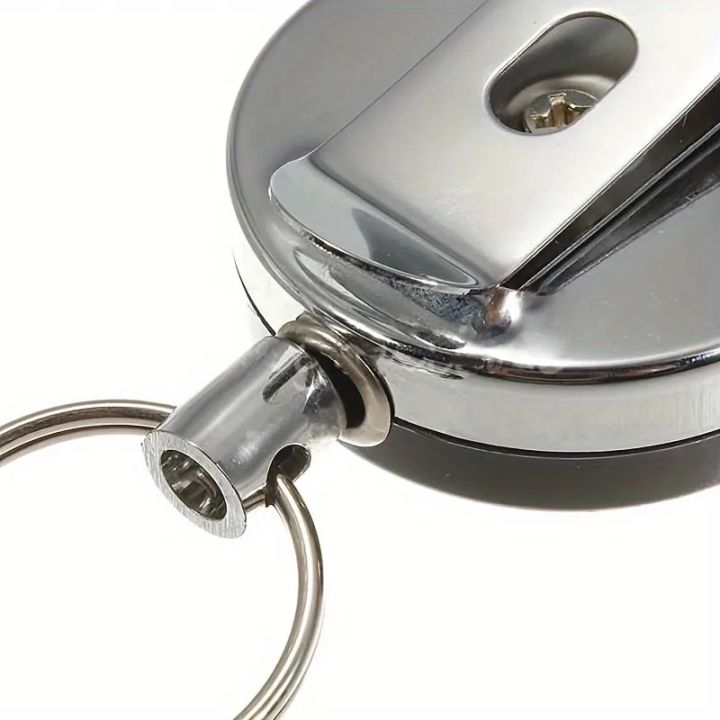Duty%20Badge%20Reels%20Retractable%20Badge%20Holder,%20Metal%20Retractable%20Keychain%20Badge%20Reel%20ID%20Badge%20Holder%20with%20Belt%20Clip%20Key%20Ring%20-%20Image%205