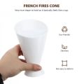 Premium Quality French Fries Dipping Cup Cone Ketchup Salad Cup ,good quality cup , double sided cup , stylish cup, gifts cup good quality salad and extra things cup. 