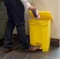 45 Liters Dustbin with Paddle, Paddle Dustbin, Trash bin ,  home offices and commercial use bin. 