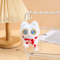 1Pcs Cute Plush Black Cat Doll Toy Keychain Bag Pendant Charms Car Keyring Accessories For Women Couples Kawaii .