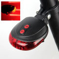 5 LED Bike Tail Lamp Night Riding Laser Light Outdoor Cycling Waterproof Safety Warning Taillight. 