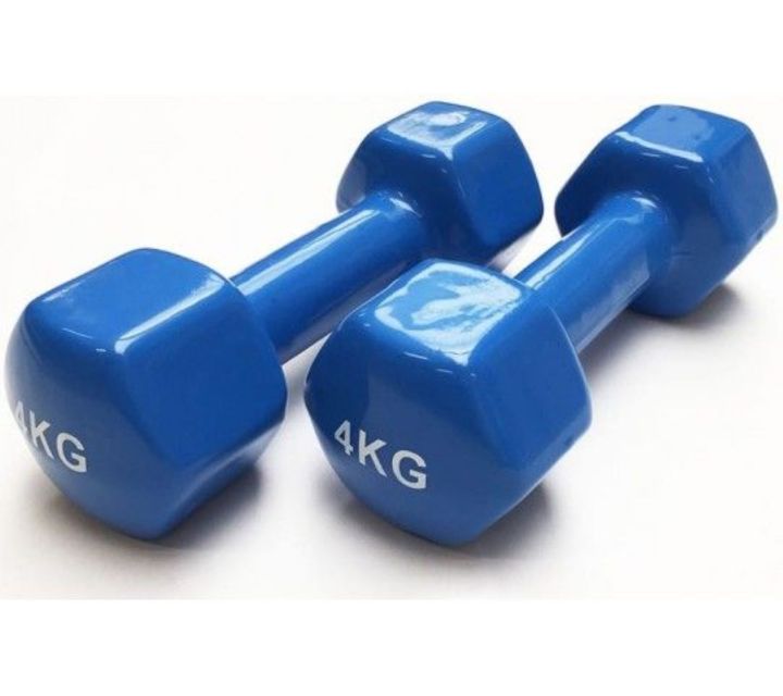 Dumbbell set 4 kg , 2 pc Set Total 8 kg Home gym Equipment