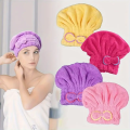 Quick Drying Hair Cap Women Bowtie Bathing Hat Microfiber Towel Superfiber Shower Cap For Spa Bathroom Accessories Shower Cap. 