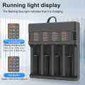 18650 Battery Charger For 18350 26650 16340 14500 18500 1/2/4 Slots 18650 Lithium Battery Holder Universal USB Smart Charger. 