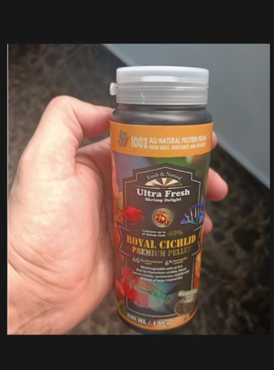 Ultra Fresh Royal Cichlid 130G Azoo Fish food - BY WATER ZOO