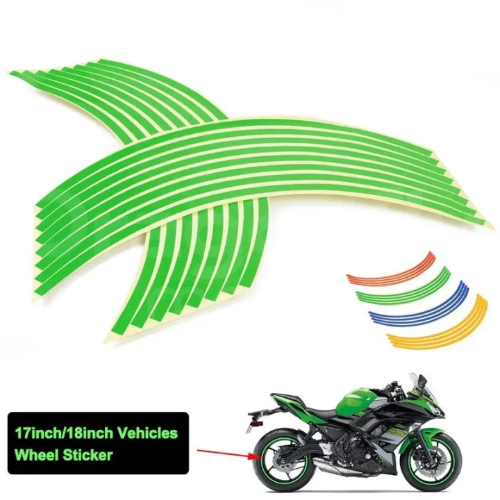 Z900 Rim Sticker Motorcycle Wheel Sticker Reflective Rim Stripe Tape Bike Stickers FOR ...