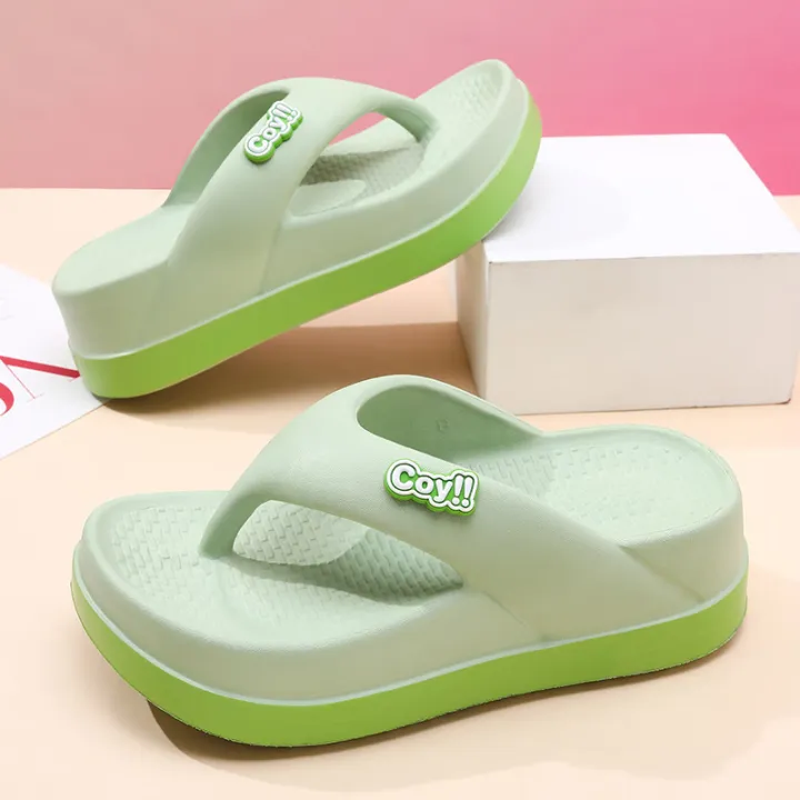 Thick%20bottom%20flip%20flops%20for%20women's%20summer%202025%20new%20height%20increasing%20anti%20slip%20beach%20sandals%20beach%20slippers%20for%20outdoor%20wear%20-%20Image%203