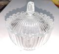 1 piece candy (sugar) pot with lid,for use nimko,biscuits,sugar,etc, clear shesha clear glass. 