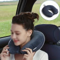 1pcsSimple Plush U-shaped Pillow Driving Travel Neck Pillow Nap Pillow Comfortable to Relieve Fatigue.