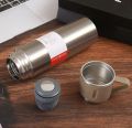 Hot and cool water Bottle with Glass Gift pack imported made Mat color. 