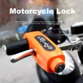 Motorcycle Handlebar Grip Brake Lever Lock, Handlebar Safety Lock Universal, Anti-theft Brake Level Lock With 2 Keys. 