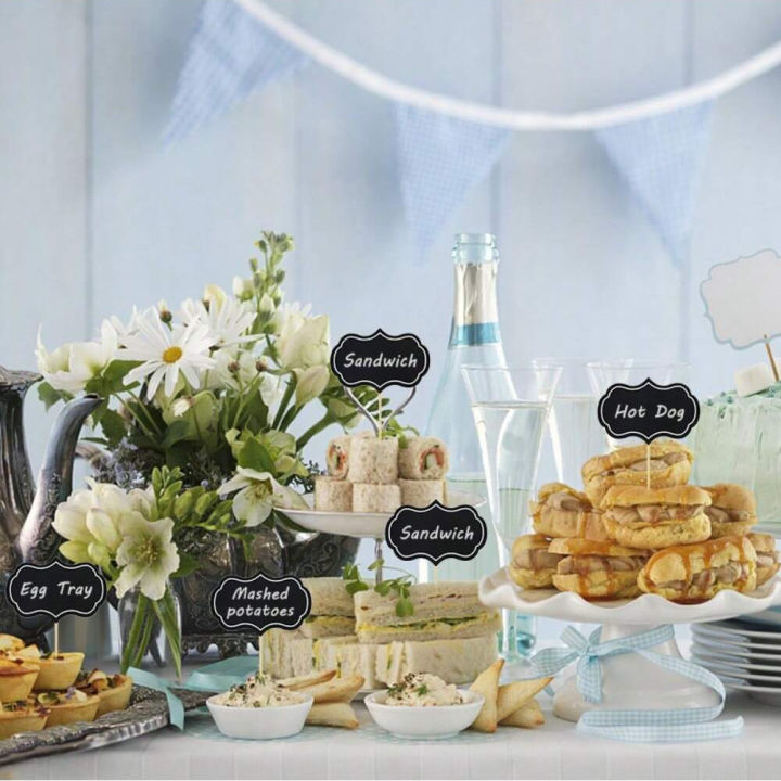 24pc%20Mini%20Blackboard%20Paperboard%20Message%20Slate%20Business%20Card%20Holder%20Memo%20Label%20Brand%20Number%20Table%20Price%20For%20Home%20Restaurant%20Party%20-%20Image%205