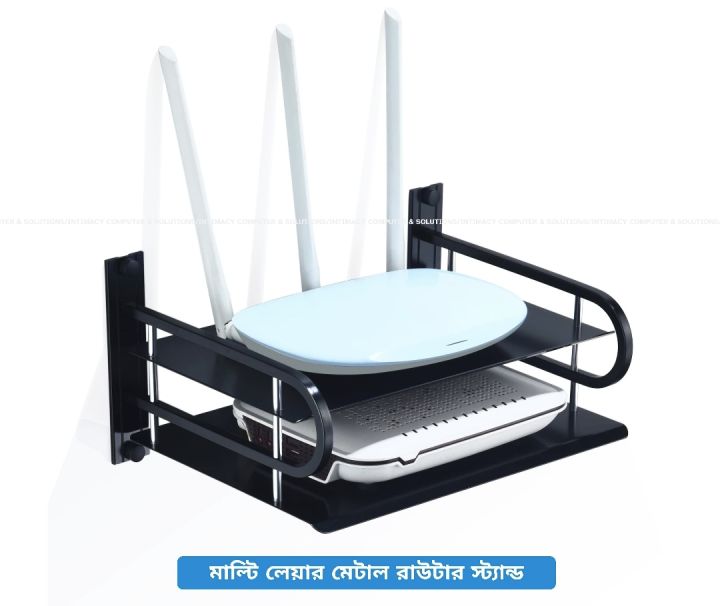 Multi Layer Metal Wall Mount Router And Onu Stand