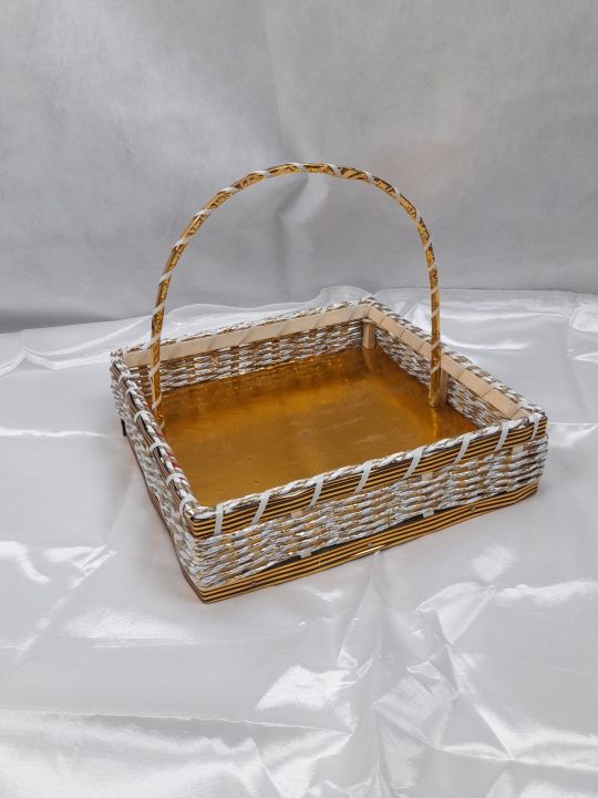 Beautiful Wooden Basket Fruit, Wedding And Multipurpose