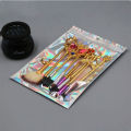 20/50pcs Mylar Bags Holographic Laser Color Plastic Packaging Pouch Jewelry Retail Storage Pouch Zip Lock Bag.