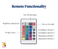 Rechargeable Night Light, Sea Light, Aurora Lamp, Remote Control, 16 Color Conversion, Brightness Adjustment, Dynamic Rotating Water Ripple, Aurora Lamp, Popular, Projector Light, Water Surface, Party.
