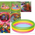 Intex Inflatable 3 Layer Orginal 58''*13'' Kids Rainbow Colors Swimming/Bathing Pool  With Air Pump. 
