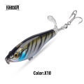 KINGDOM Propeller Floating Fishing Lures 9cm 11g 11cm 17g Topwater Artificial Swimbaits Plopper Seabass Soft Rotating Tail Lure. 