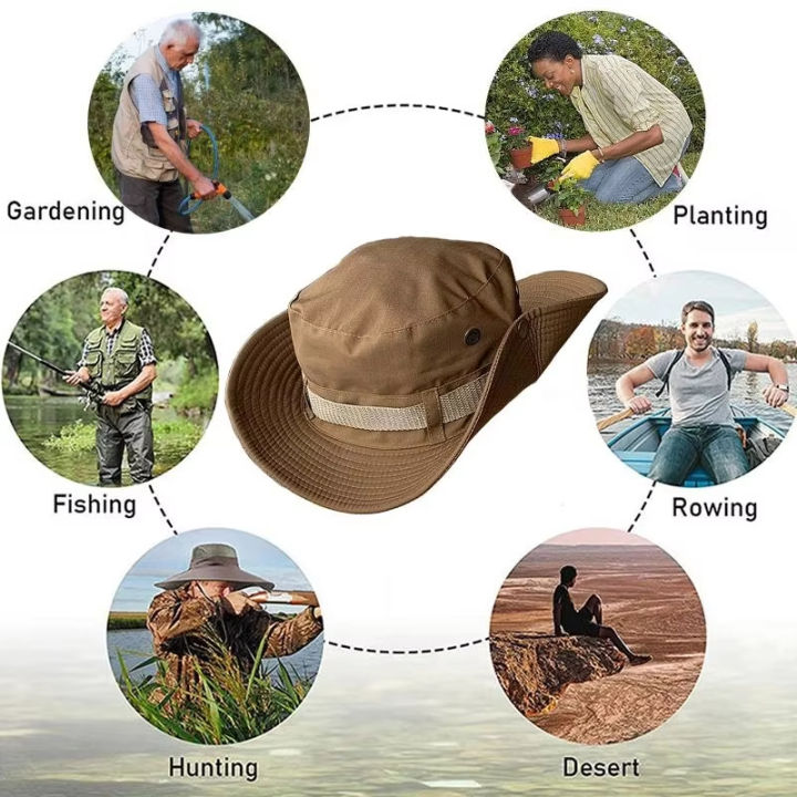 Unisex%20Sun%20Hat%20for%20Outdoor%20Fishing%20Hiking%20Hunting%20UV%20Protection%20Breathable%20Foldable%20Adjustable%20Chin%20Strap%20Wide%20Brim%20Boonie%20Hat%20-%20Image%202
