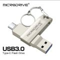 TYPE C USB Flash Drive OTG 2 IN 1 USB Stick 3.0 Pen Drive 64GB  Pendrive Memory Disk. 