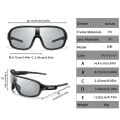POAT Photochromic Sunglasses for Men and Women Outdoor Road Sports Cycling Eyewear Windproof Goggles. 