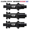 GOLDIX M370 6-bolt disc brake 28 hole straight pull ratchet 36T BOOST mountain bike hub, suitable for SHIMANO, SRAM, and SWISS. 